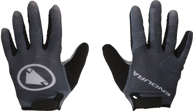 Endura Kids' Hummvee Full Finger Gloves - grey camo/L