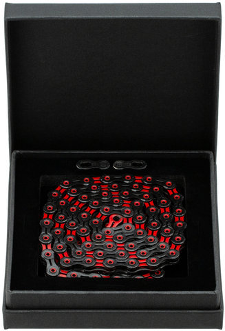 KMC DLC10 10-speed Chain - black-red/10-speed