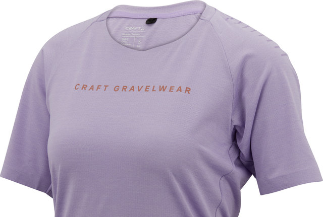 Craft Adv Gravel S/S Tee Women's Jersey - lavender-melange/S