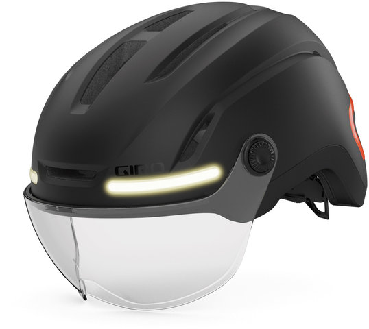 Giro Ethos MIPS Shield LED Helmet - matte black/55 - 59 cm