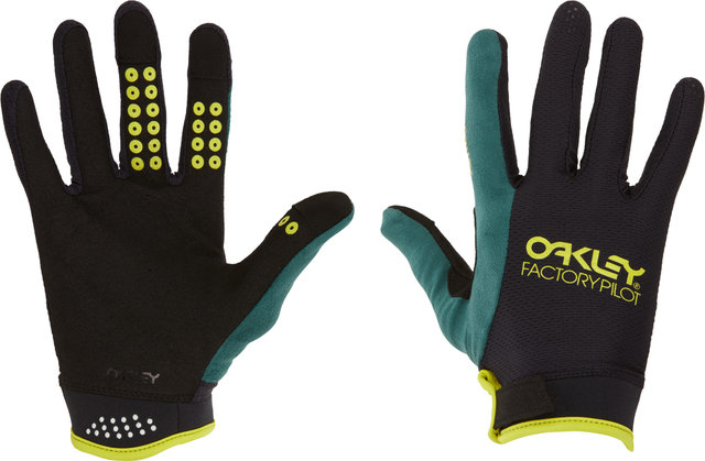 Oakley All Mountain MTB Full Finger Gloves - black-bayberry/M