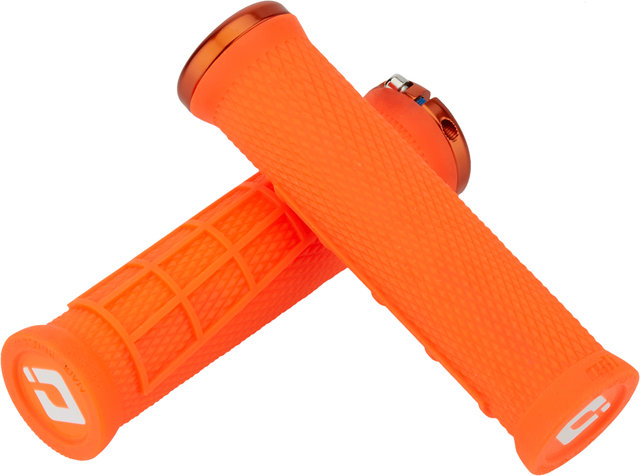 ODI Elite Flow Lock-On 2.1 Lenkergriffe - flourescent orange/130 mm