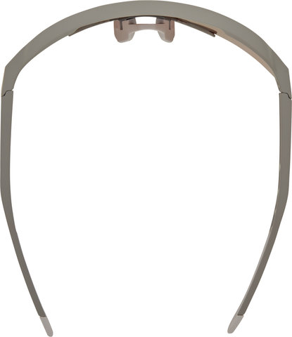100% S3 Hiper Sports Glasses - soft tact stone grey/hiper crimson silver mirror