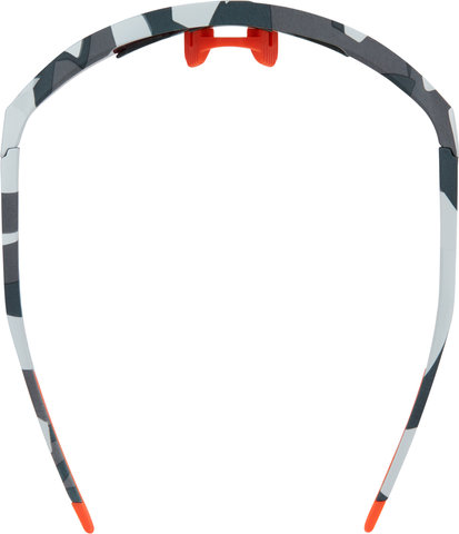 100% Lunettes de Sport S3 Hiper - soft tact grey camo/hiper red multilayer mirror