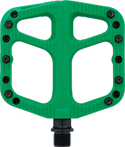 OneUp Components Small Comp Platform Pedals - green/universal