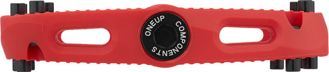OneUp Components Pédales à Plateforme Small Comp - red/universal