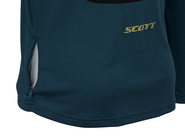 Scott Trail Tuned L/S Trikot Modell 2023 - black-aruba green/M
