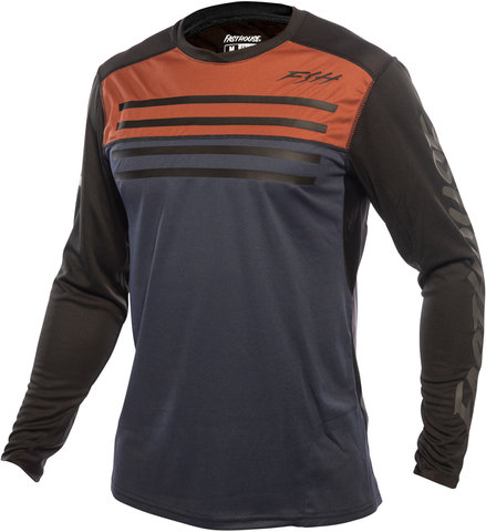 Fasthouse Alloy Sidewinder L/S Jersey - rust-midnight navy/M