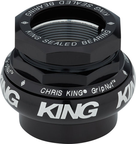 Chris King GripNut Bold EC34/28,6 - EC34/30 Gewindesteuersatz - black/EC34/28,6 - EC34/30