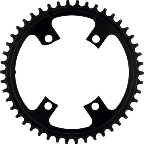 Wolf Tooth Components 110 BCD Asymmetric 4-Arm Chainring for Shimano - black/46 tooth