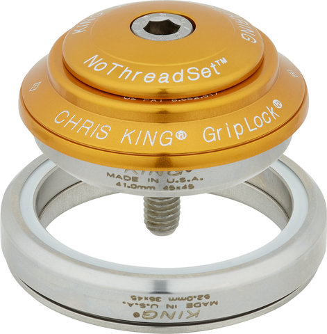Chris King DropSet 3 IS41/28.6 - IS52/40 GripLock Headset - gold/IS41/28.6 - IS52/40