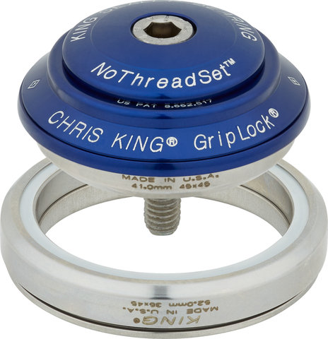 Chris King DropSet 3 IS41/28.6 - IS52/40 GripLock Headset - navy/IS41/28.6 - IS52/40