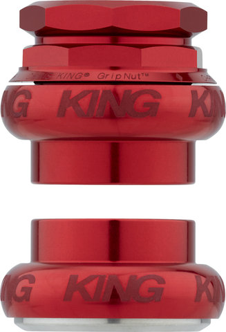 Chris King GripNut Sotto Voce EC30/25.4-EC30/26 Threaded Headset - Closeout - red/EC30/25.4 - EC30/26