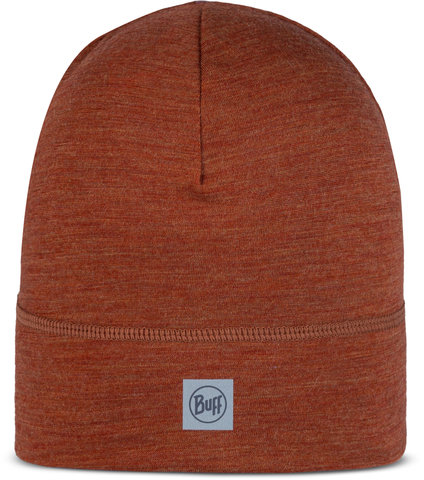 BUFF Merino Lightweight Helmet Hat - solid cinnamon/one size
