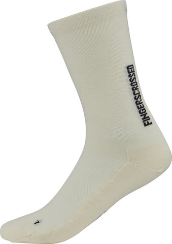 FINGERSCROSSED Light Merino Silk Socks - cream-white/39-42