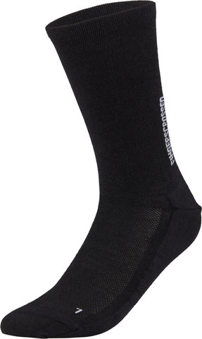 FINGERSCROSSED Light Merino Silk Socks - black/43-46