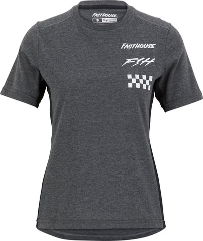 Fasthouse Evoke S/S Tech Damen T-Shirt - charcoal heather/S