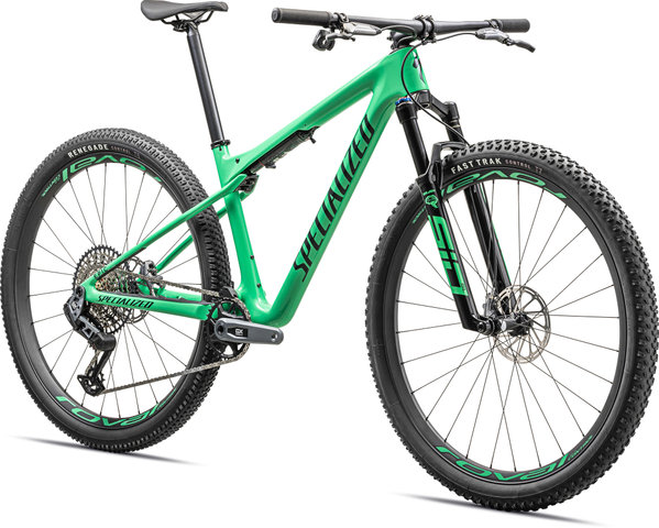 Specialized Bici de montaña Epic World Cup Expert Carbon 29" - gloss electric green-forest green pearl/L