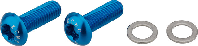 KCNC Bottle Cage Torx Bolts - blue/T25