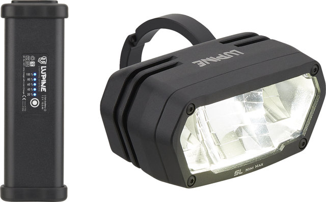 Lupine SL MiniMax AF 10.0 LED Front Light - StVZO approved - black/2400 lumens, 35 mm