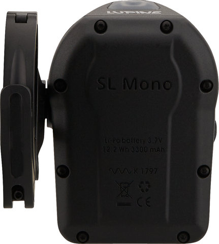 Lupine Luz delantera LED SL Mono con aprobación StVZO - negro/700 lúmenes, 35 mm