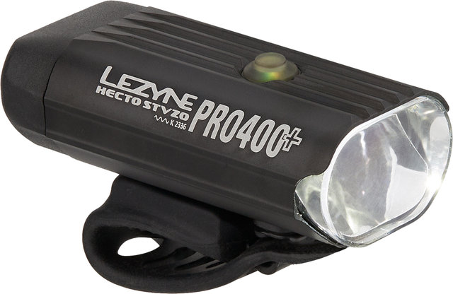 Lezyne Hecto Pro 400+ LED Frontlicht mit StVZO-Zulassung - satinschwarz/400 Lumen