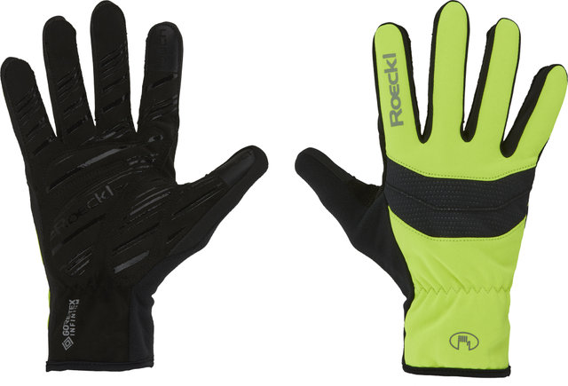Roeckl Raiano Full Finger Gloves - fluo yellow/8