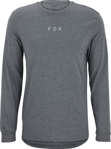 Fox Head Shirt Magnetic LS Tech - heather graphite/M