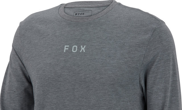 Fox Head Shirt Magnetic LS Tech - heather graphite/M
