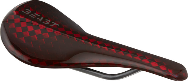 BEAST Components Pure Saddle - carbon-red/130 mm