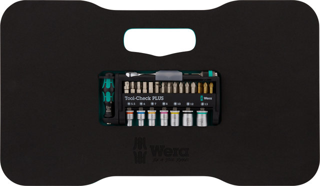 Wera Knee-saver Plus Set 1, 40 Pieces - black-green/universal