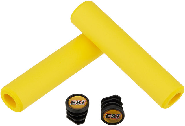 ESI Chunky Silicone Handlebar Grips - yellow/130 mm