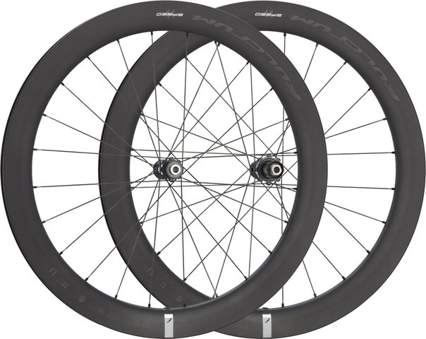 Fulcrum Speed 57 Center Lock Disc Carbon Wheelset - black/28" set (front 12x100 + rear 12x142) Shimano
