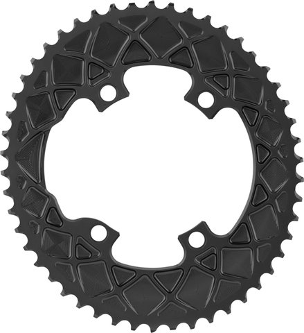 absoluteBLACK Oval Road 110/4 Chainring for Shimano Dura-Ace R9100 / Ultegra R8000 - grey/50 tooth
