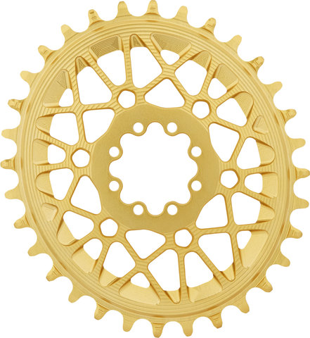 absoluteBLACK Oval T-Type Chainring for SRAM Transmission 3 mm Offset - gold/32 tooth
