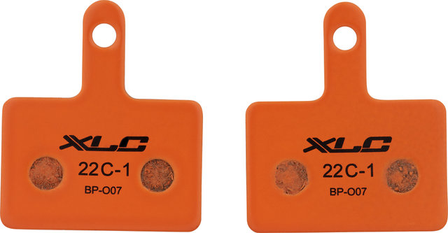 XLC Plaquettes de Frein Disc BP-O07 pour Shimano / Tektro / XLC - orange/organique