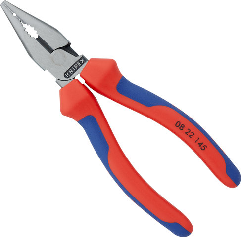 Knipex Pointed Combination Pliers - red-blue/145 mm