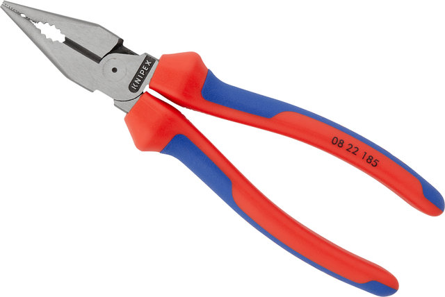 Knipex Pointed Combination Pliers - red-blue/185 mm