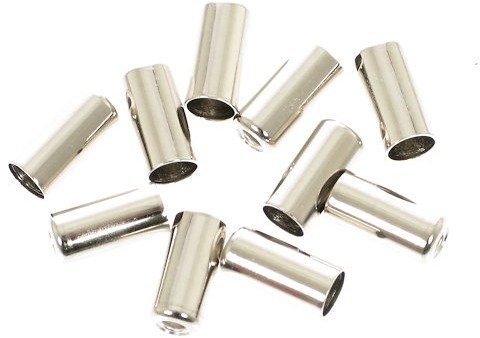 Shimano End Caps for Brake Cable Housings - 10 Pack - silver/universal