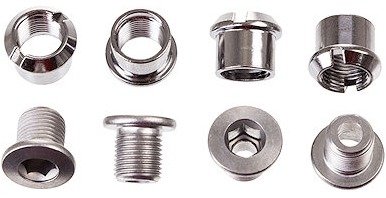 Shimano FC-M552 / Deore FC-M590-10 4-arm Chainring Bolts - silver/A - Type