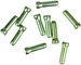 Jagwire Virolas para cable interior de frenos/cambios- 10 unidades - cash green/1,8 mm