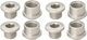 Wolf Tooth Components Chain Ring Bolt Set, 4-Arm 6 mm - silver/6 mm