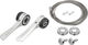 Shimano SL-R400 2-/3-/8-speed Shift Levers for Aluminium Frames - silver/2/3x8 speed