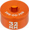 Fox Racing Shox Fork Topcap Socket Drive V2 Tool - orange/32 mm