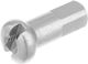 DT Swiss 2.0 mm Aluminium Nipples- 100 pcs. - silver/12 mm