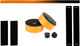 Fizik Vento Microtex Tacky Bicolor Handlebar Tape - black-orange/universal