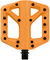 crankbrothers Pédales à Plateforme Stamp 1 LE - orange/small