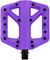 crankbrothers Pédales à Plateforme Stamp 1 LE - purple/small