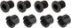 Race Face Chainring Bolts, Steel, 4-arm, Short - black/universal