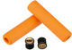 ESI Extra Chunky Silicone Handlebar Grips - orange/130 mm